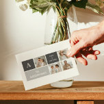 Moden 3Collage Photo & Grey Best Family Gift Postcard<br><div class="desc">Moden 3Collage Photo & Grey Best Family Gift</div>