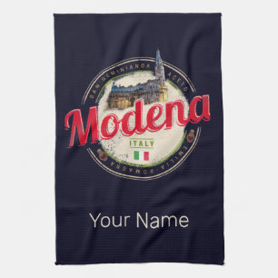 Modena Emilia-Romagna Balsamic Italy Souvenir Kitchen Towel