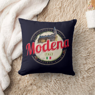 Modena Emilia-Romagna Balsamic Italy Souvenir Throw Pillow