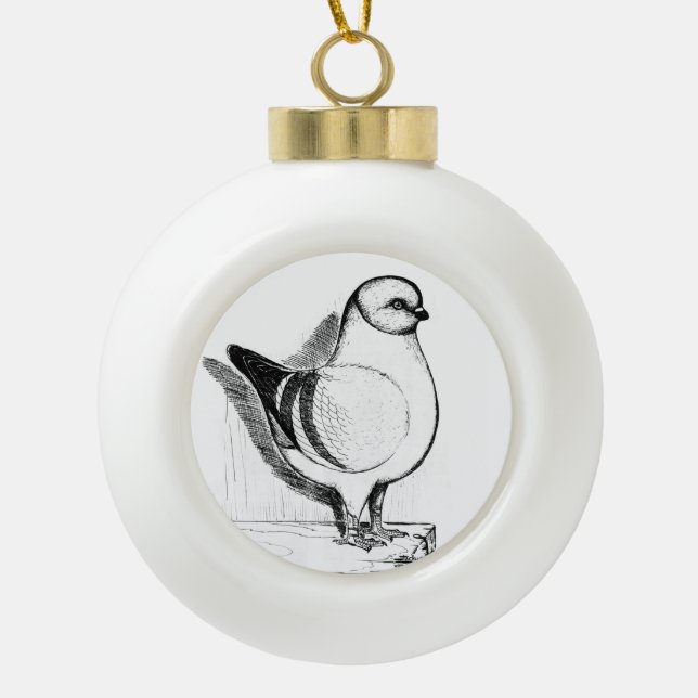 Modena Gazzi 1978 Ceramic Ball Christmas Ornament (Front)