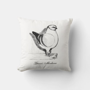 Modena Gazzi Pigeon 1978 Throw Pillow