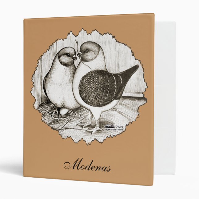 Modena Gazzi Pigeons Binder (Front/Inside)