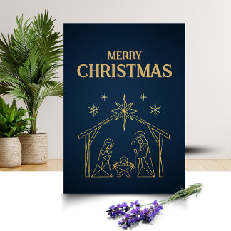 Moder and Minimal Christmas Card Design