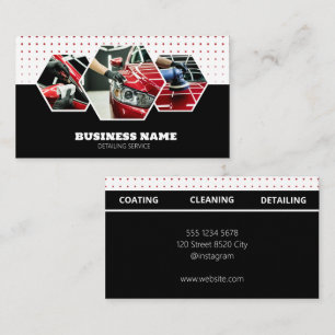 Moder Business Cards for Car Detailing 