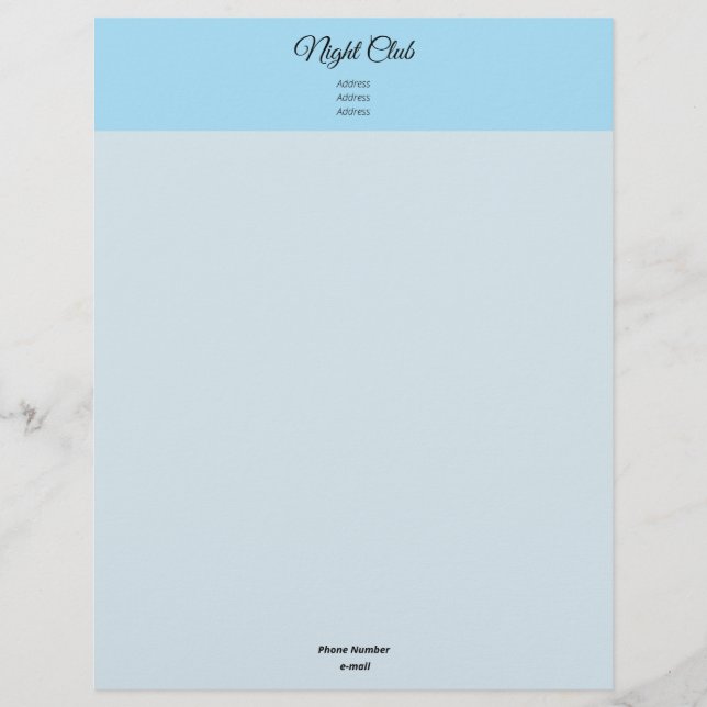Moderate Cyan Ordinate Colour Mix Letterhead (Front)