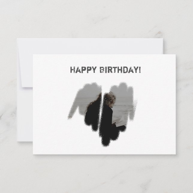 Moderate Graffiti Sprayed Heart Frame (Front)