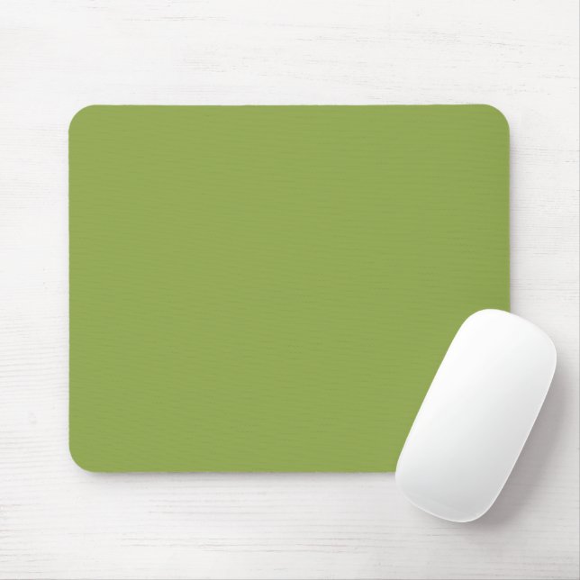 Moderate Lime Green Solid Colour Mouse Pad (With Mouse)