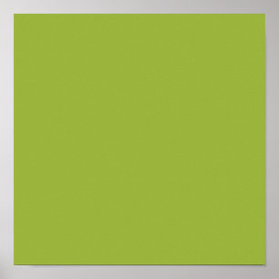    Moderate lime green (solid colour) yellow- gree Poster