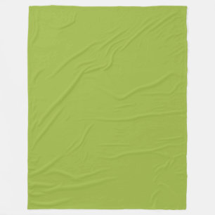  Moderate lime green (solid colour) yellow- green Fleece Blanket