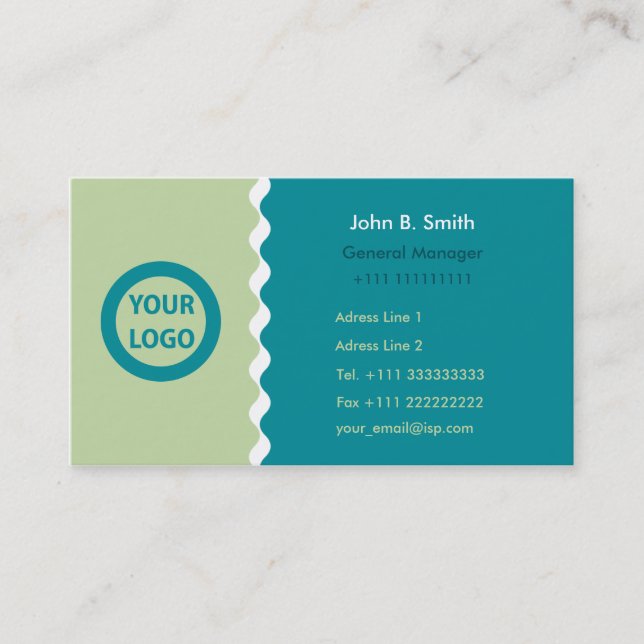 Modern 002 Business Card (Front)