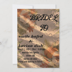 Modern  00's Rainbow Just Love Wedding Invita Invi Invitation