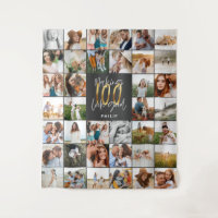 Modern 100th birthday multi photo 