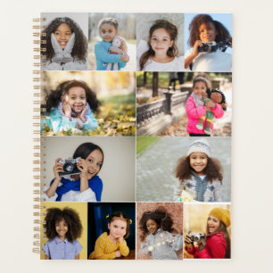 Modern 12 Photo Collage Gift Planner