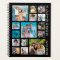 Modern 15 Photo Collage Family Black Personalized