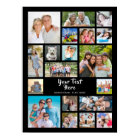 Modern 19 Photo Collage Custom Colour Personalized