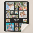 Modern 19 Photo Collage Personalized Custom Colour