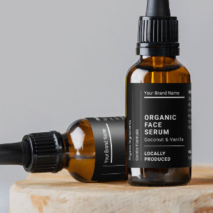 Modern 1 OZ 30ml Dropper Bottle Waterproof Label