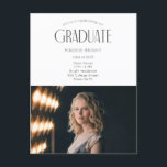 Modern 2023 graduate Open House Celebration Postcard<br><div class="desc">Modern 2023 graduate Open House Celebration Invitation and grad announcement</div>