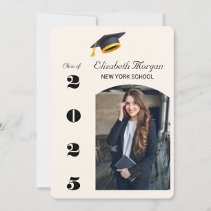 Modern 2025 Graduation Party Multi Photo Invitation