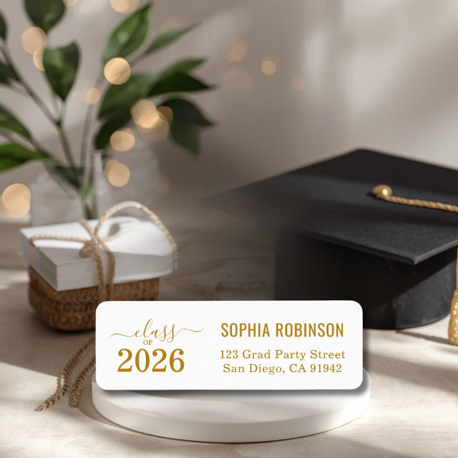 Modern 2026 Gold Script Typography Graduation (Creator Uploaded)