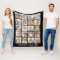 Modern 20 Photo Collage Personalized Black Medium