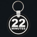 Modern - 22 Minutes Keychain<br><div class="desc">Modernized version of the logo being used for the last 5-6 seasons.  This Hour Has 22 Minutes is a weekly satire of current events combining news parody,  sketch comedy,  and spoof editorials. Tune in Tuesdays on CBC at 8:30pm | 9:00pm NT. http://www.cbc.ca/22minutes/</div>