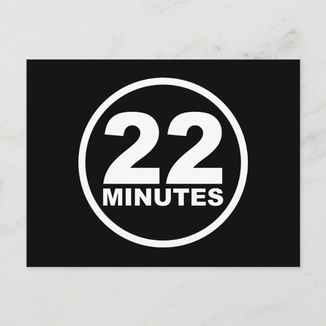 Modern - 22 Minutes Postcard (Front)