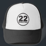 Modern - 22 Minutes Trucker Hat<br><div class="desc">Modernized version of the logo being used for the last 5-6 seasons.  This Hour Has 22 Minutes is a weekly satire of current events combining news parody,  sketch comedy,  and spoof editorials. Tune in Tuesdays on CBC at 8:30pm | 9:00pm NT. http://www.cbc.ca/22minutes/</div>