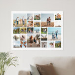 Modern 23 Photo Collage Poster<br><div class="desc">Create your own personalized photo collage poster featuring 23 of your favourite photos.</div>