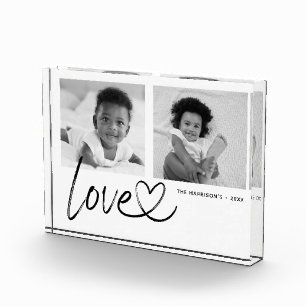 Modern 2 Photo Love Photo Block