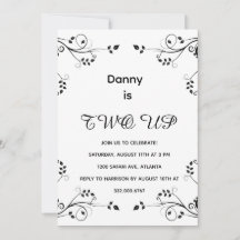 Modern 2nd Birthday Photo