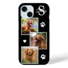 Modern 3 Photo Black Pet Dog