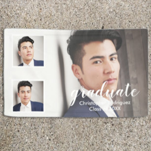 Modern 3 Photo Graduation Banner