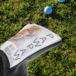 Modern 3 Photo Pawpaw Golf Head Cover<br><div class="desc">A modern photo collage golf club cover,  perfect as a gift for Fathers day,  birthday,  christmas or any other occassion. The cover features 3 photos,  a bold font in grey which reads 'PAWPAW' and 'EST: 20XX.</div>