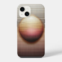 Modern 3D Geometric Sphere Gradient Sunset Tiles L