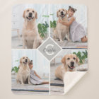 Modern 4 Photo Collage Pet Dog