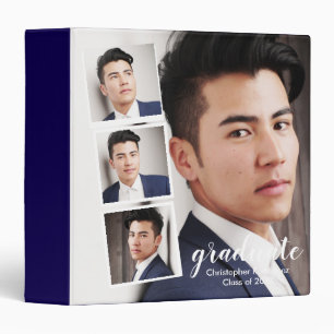 Modern 4 Photo Graduation Binder