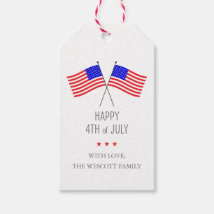 Modern 4th of July Gift Tags