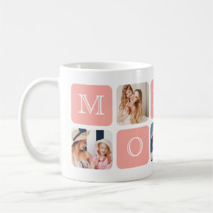 Modern 5-Photo "Mommy" Mug