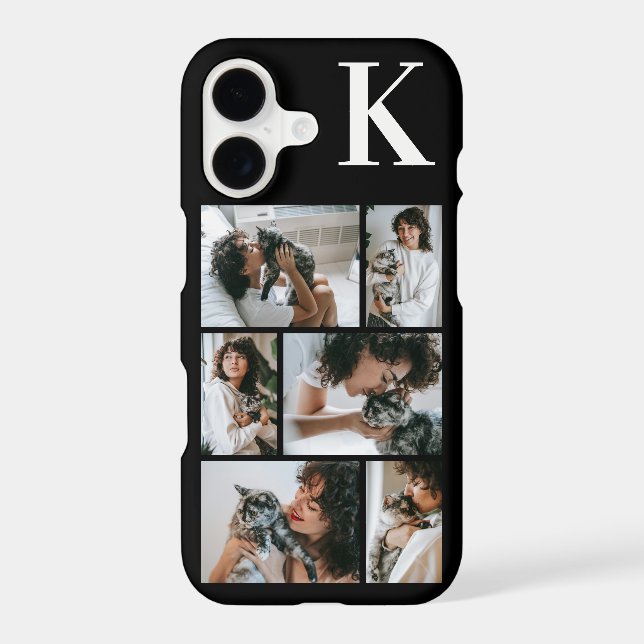Modern 6 Pet Photo Black (Back)