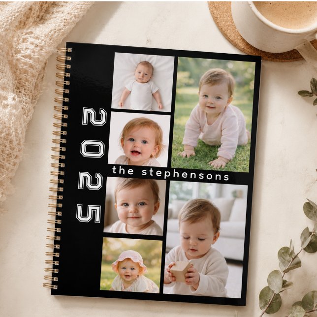 Modern 6 Photo Collage Personalized Planner (Modern 6 Photo Collage Personalized Planner)