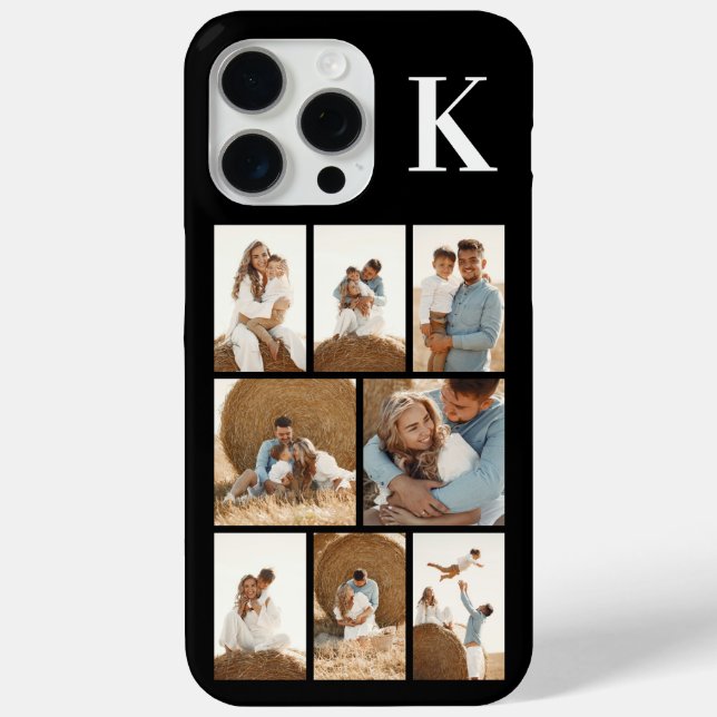 Modern 8 Photo Black Case-Mate iPhone Case (Back)