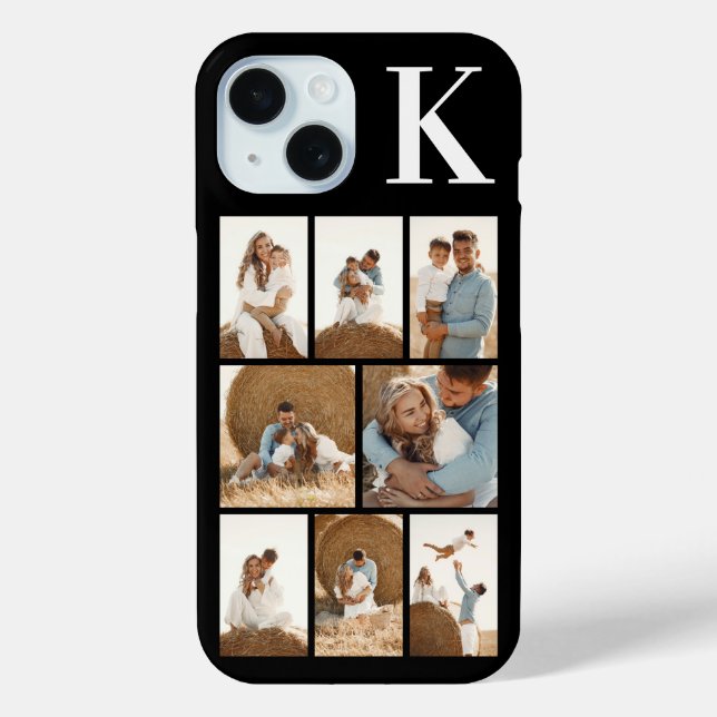 Modern 8 Photo Black Case-Mate iPhone Case (Back)