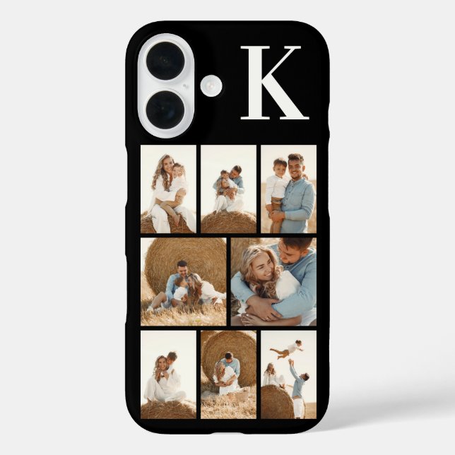 Modern 8 Photo Black Case-Mate iPhone Case (Back)