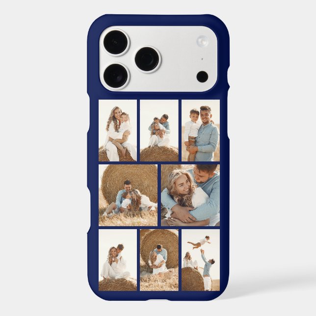 Modern 8 Photo Navy Blue (Back)
