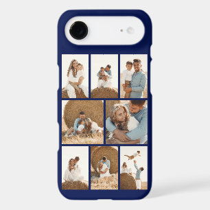 Modern 8 Photo Navy Blue