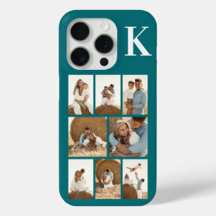 Modern 8 Photo Teal iPhone 15 Pro Case