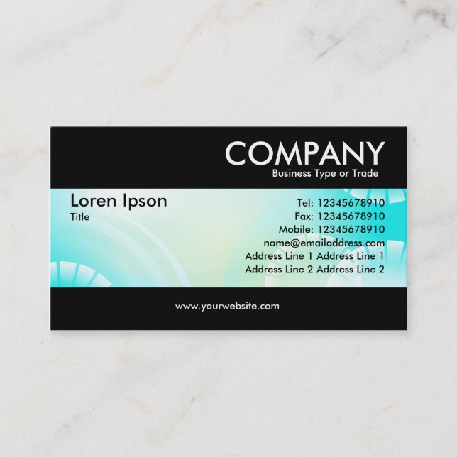 Modern - Abstract 02 Business Card (Front)