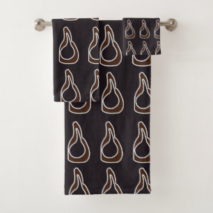 Modern Abstract Art  Bath Towel Set