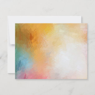 Modern Abstract Art Blank Colourful Template